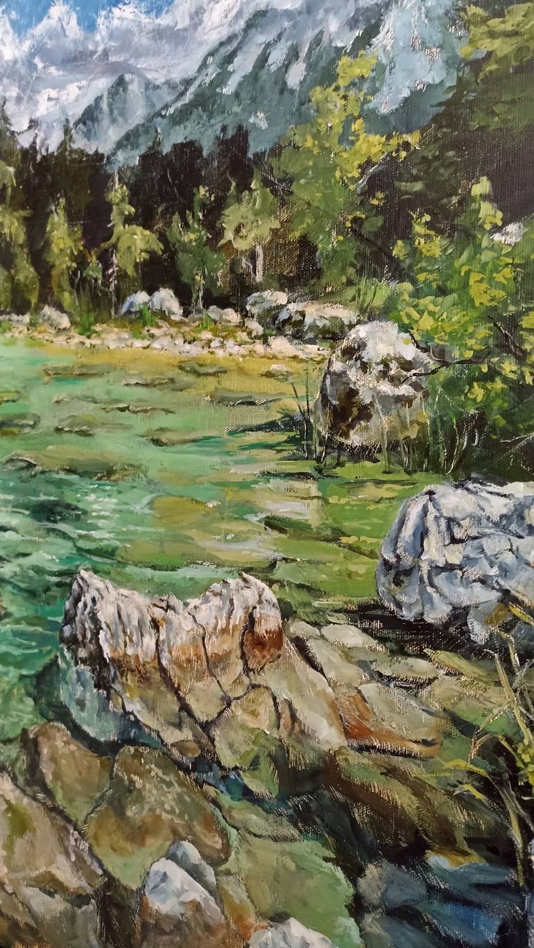 Original Impressionism Landscape Painting by Tetyana Donets