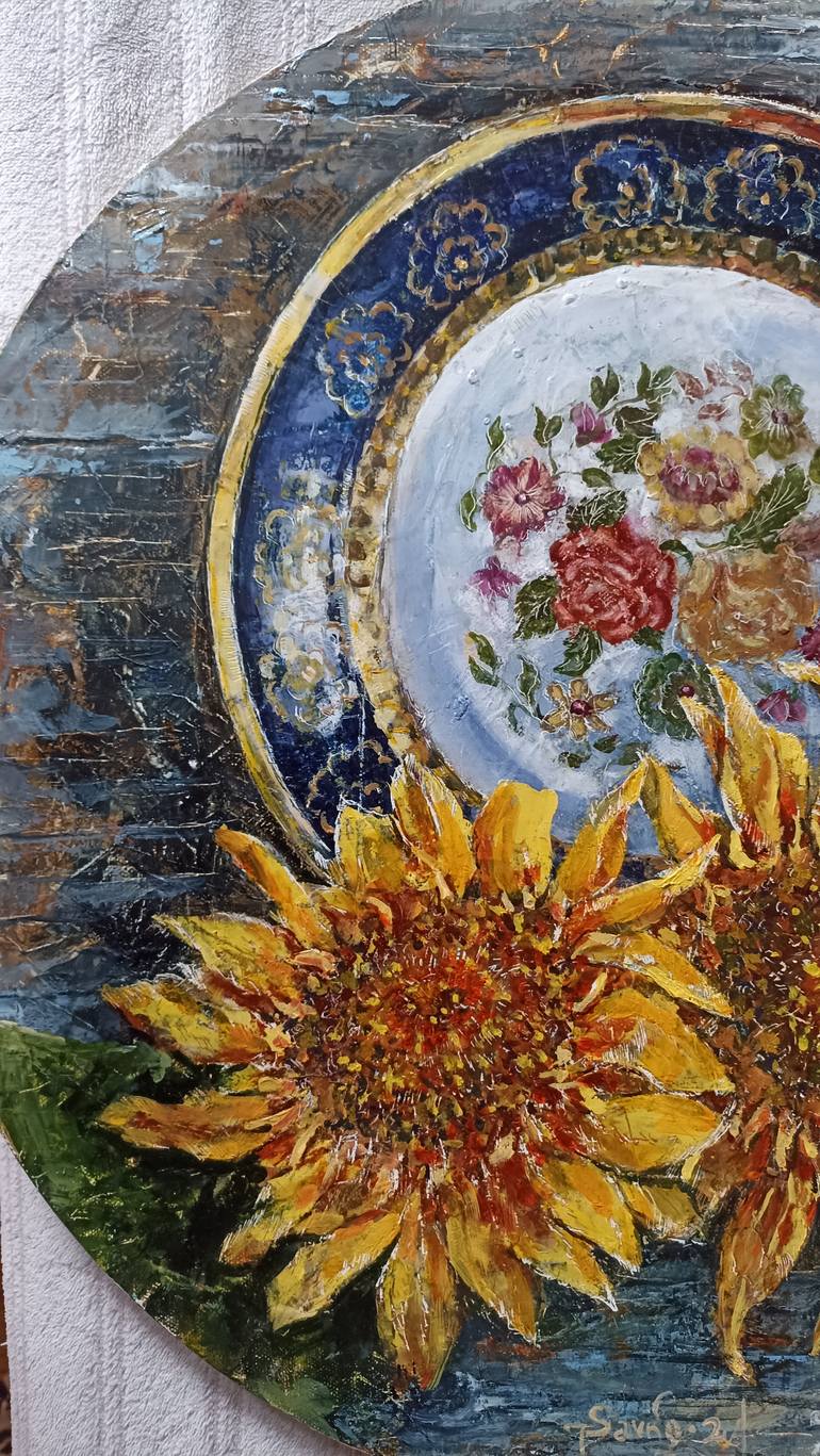 Original Impressionism Floral Painting by Tetyana Donets