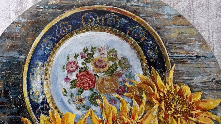 Original Impressionism Floral Painting by Tetyana Donets