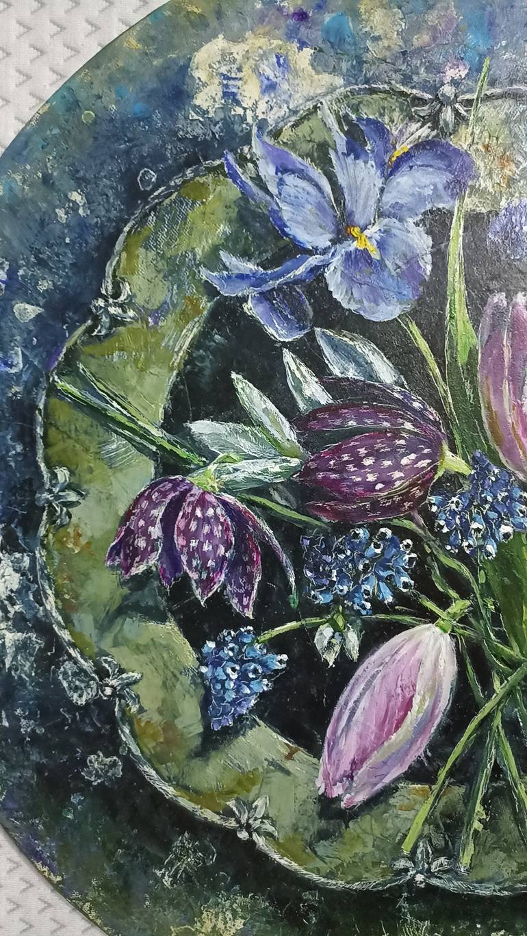 Original Impressionism Botanic Painting by Tetyana Donets