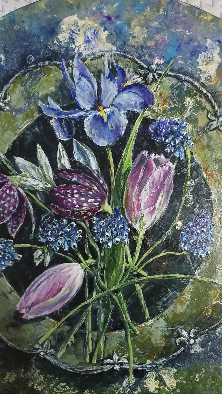 Original Impressionism Botanic Painting by Tetyana Donets