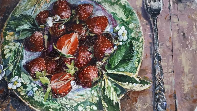 Original Impressionism Still Life Painting by Tetyana Donets