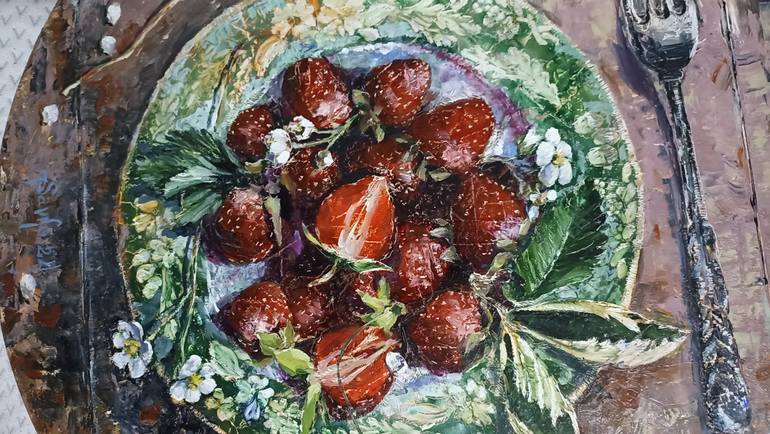 Original Impressionism Still Life Painting by Tetyana Donets