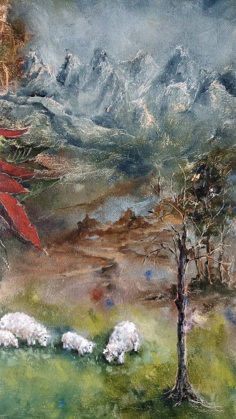 Original Impressionism Classical Mythology Painting by Tetyana Donets
