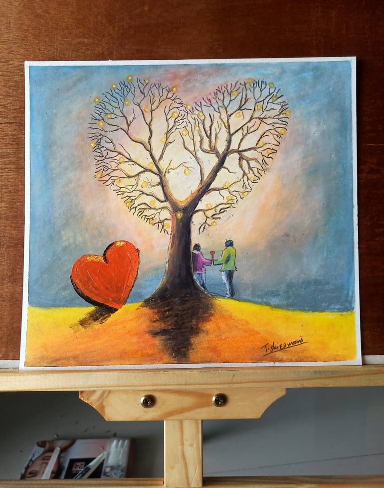 Original Love Painting by SOMNATH TAMBE