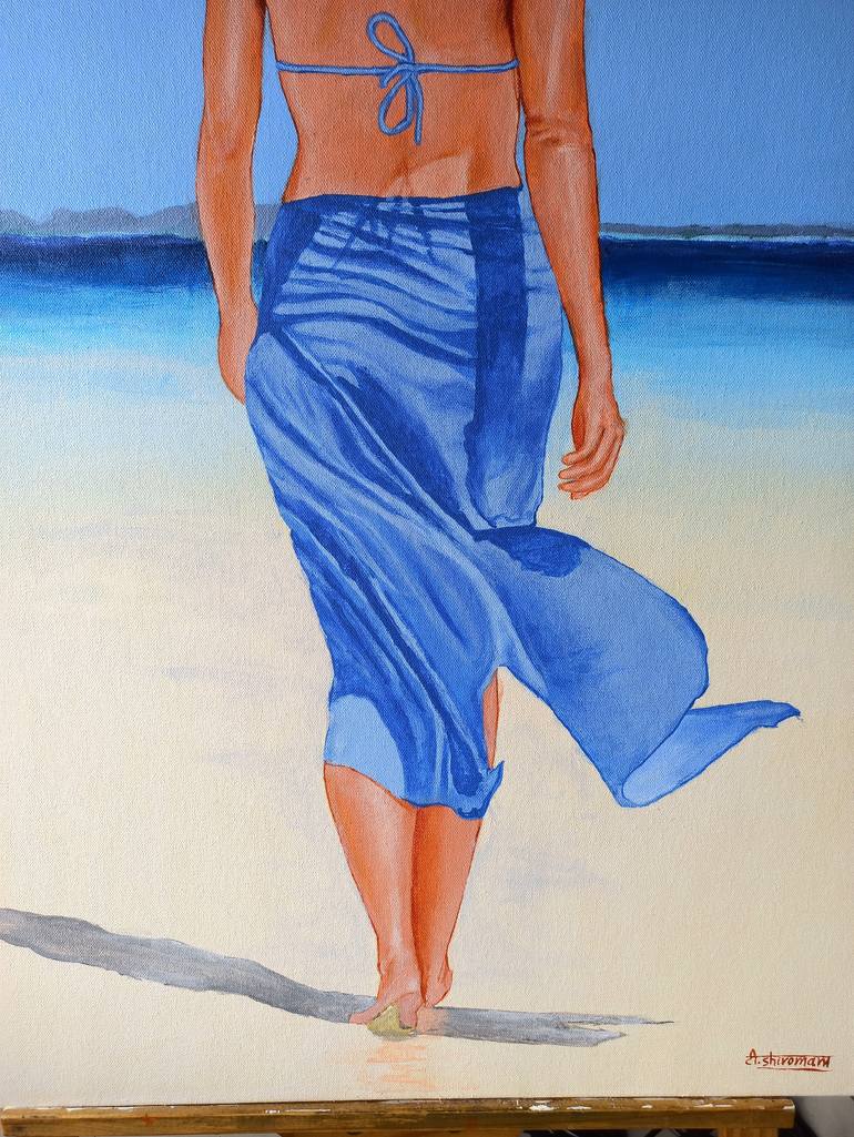 Original Contemporary Women Painting by Somnath Tambe