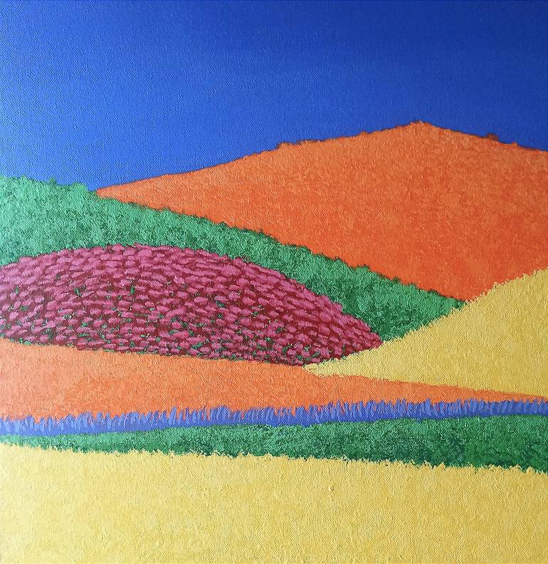 Original Abstract Floral Painting by Somnath Tambe