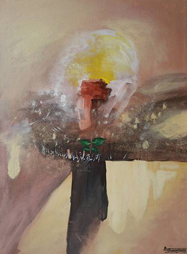 Original Abstract Expressionism Abstract Paintings by Somnath Tambe