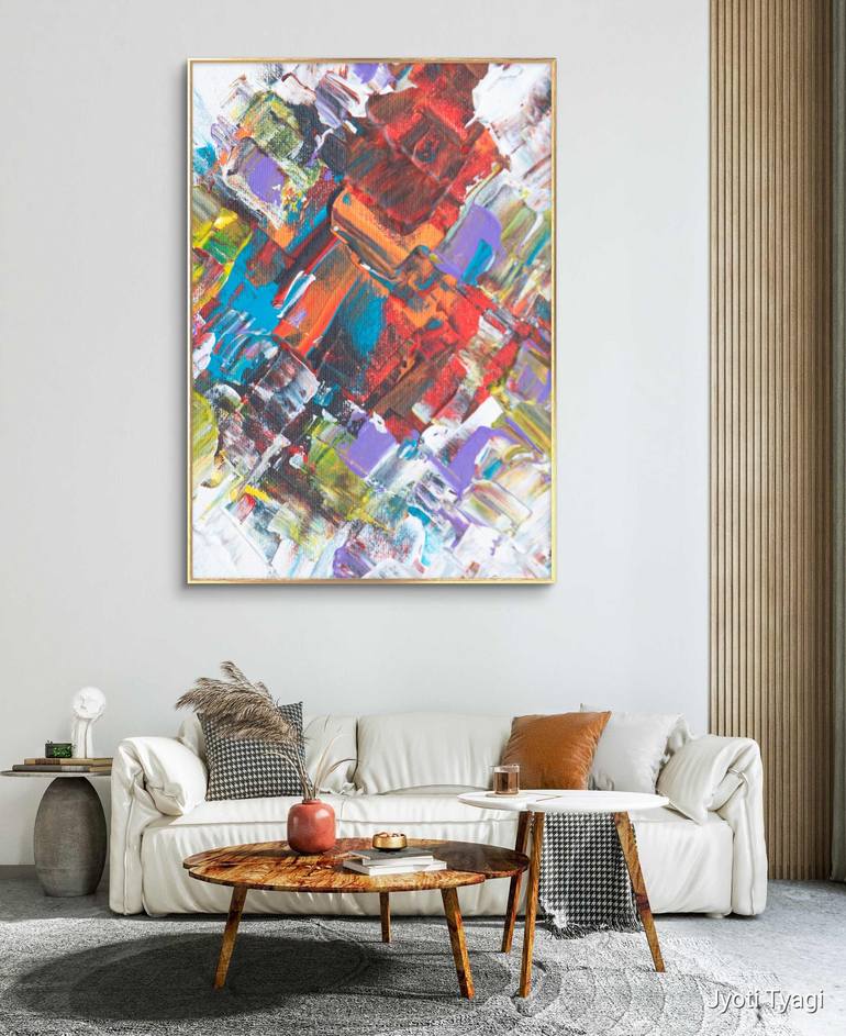 Original Contemporary Abstract Painting by JYOTI TYAGI