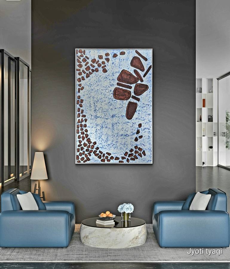 Original Contemporary Abstract Painting by JYOTI TYAGI