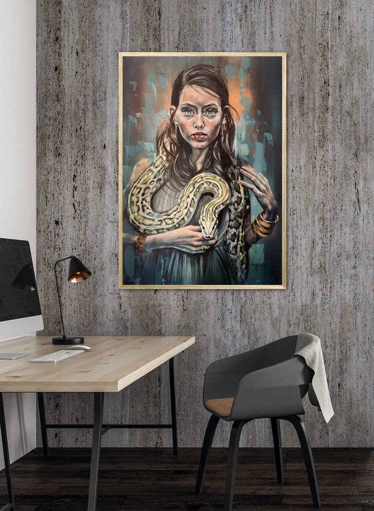 Original Expressionism Women Painting by Tonya Seiler