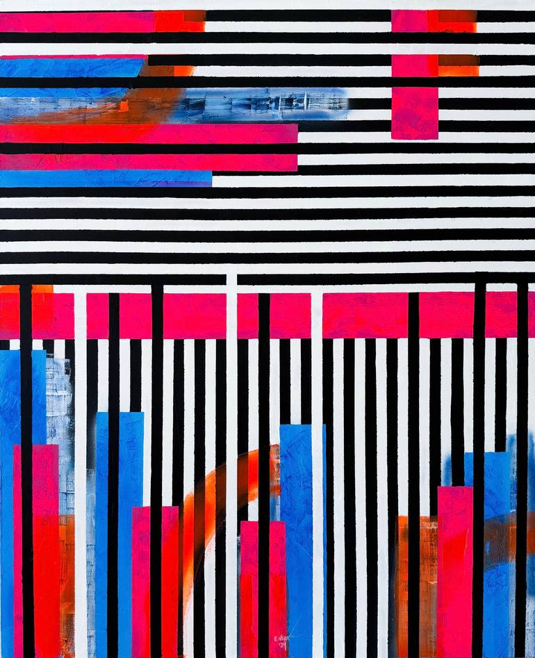 Original Pop CultureCelebrity Painting by Esteban Vera  Pop Art Art on Canvas  Existence
