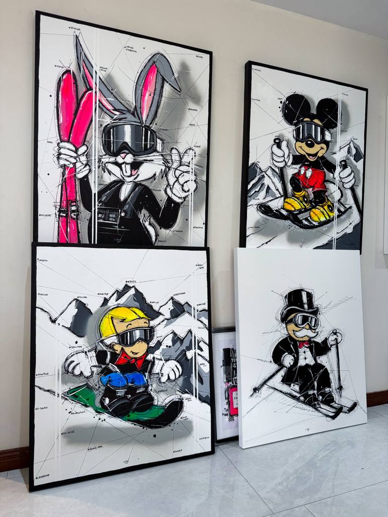 Original Pop Art Pop Culture/Celebrity Painting by Esteban Vera