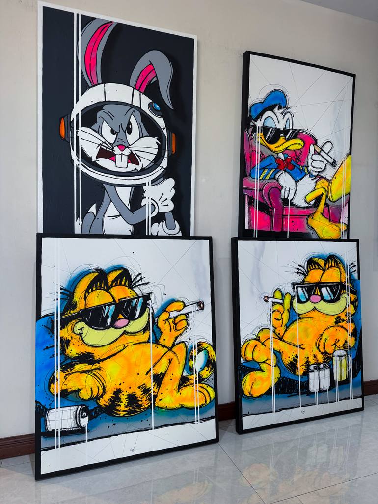 Original Pop Art Pop Culture/Celebrity Painting by Esteban Vera