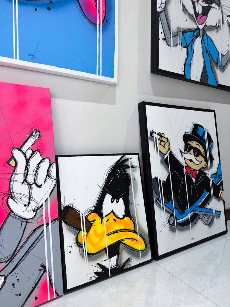 Original Pop Art Pop Culture/Celebrity Painting by Esteban Vera