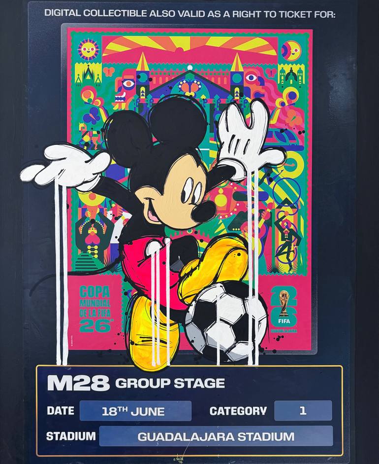 Original Pop CultureCelebrity Painting by Esteban Vera  Pop Art Art on Canvas  Driven by Destiny