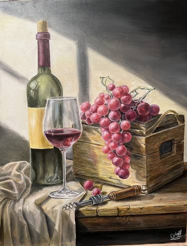 Original Realism Food & Drink Paintings by Levani Javakhishvili