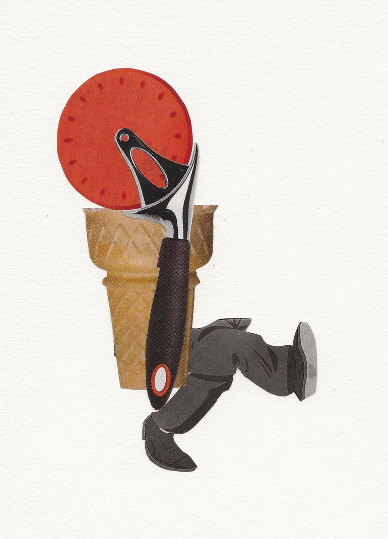Print of Pop Art Humor Collage by Joelle Ford