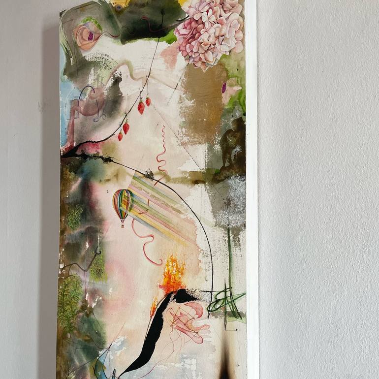 Original Figurative Abstract Painting by Emily Fischer Field