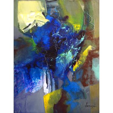 Original Abstract Expressionism Abstract Paintings by Artoosh Mouradian