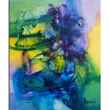 Original Abstract Expressionism Abstract Paintings by Artoosh Mouradian