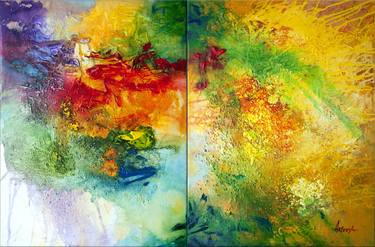 Original Abstract Paintings by Artoosh Mouradian