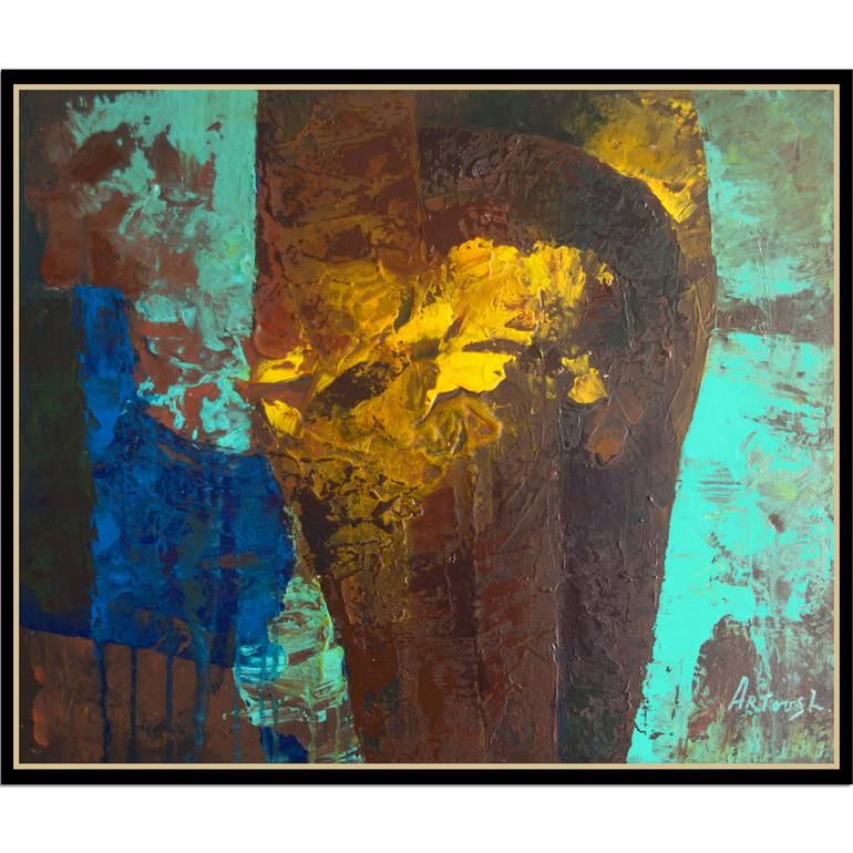 Original Contemporary Abstract Painting by Artoosh Mouradian