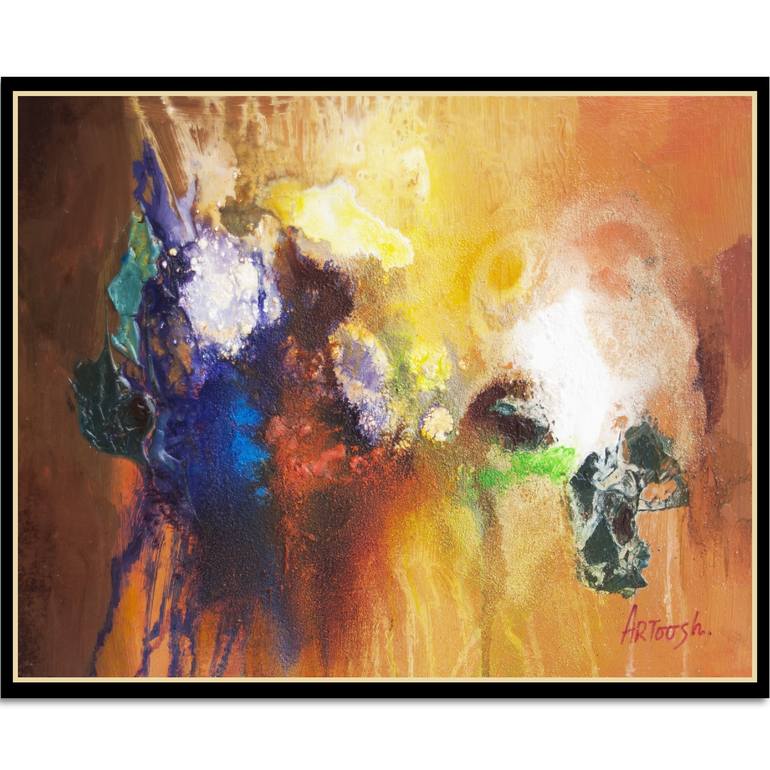 Original Contemporary Abstract Painting by Artoosh Mouradian