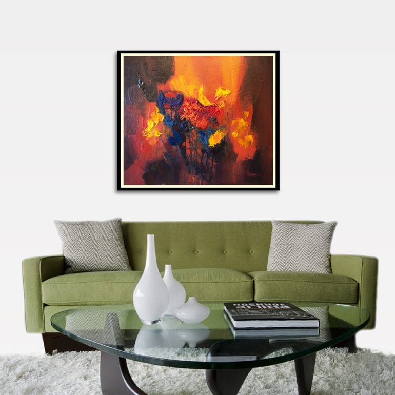 Original Contemporary Abstract Painting by Artoosh Mouradian