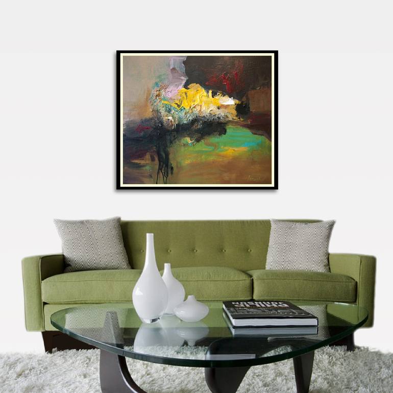 Original Contemporary Abstract Painting by Artoosh Mouradian