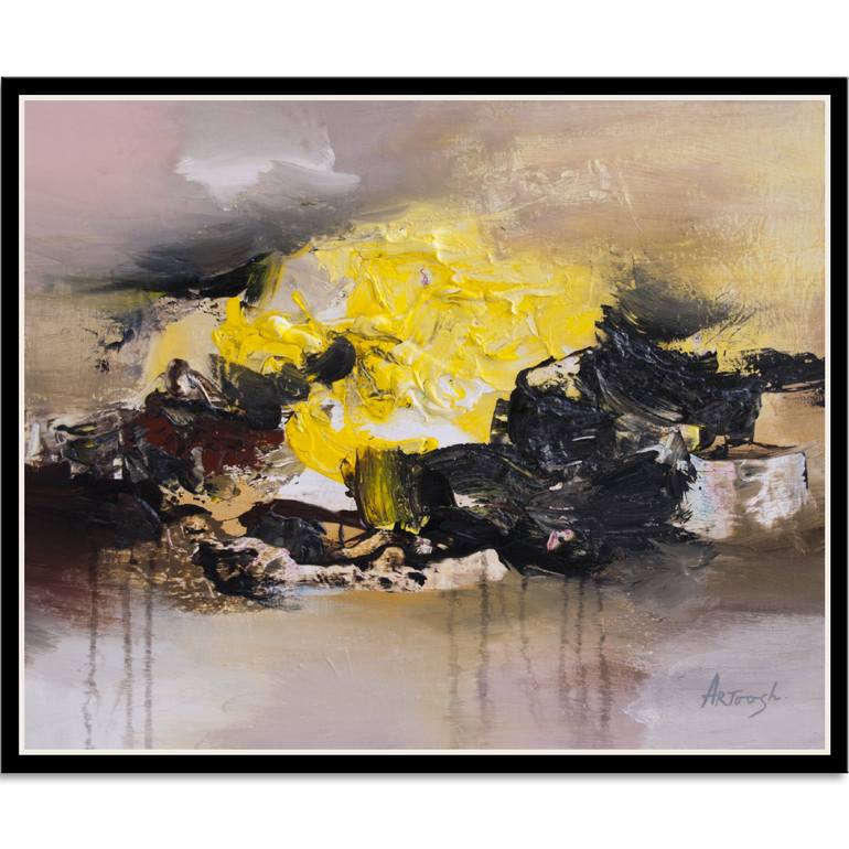 Original Contemporary Abstract Painting by Artoosh Mouradian