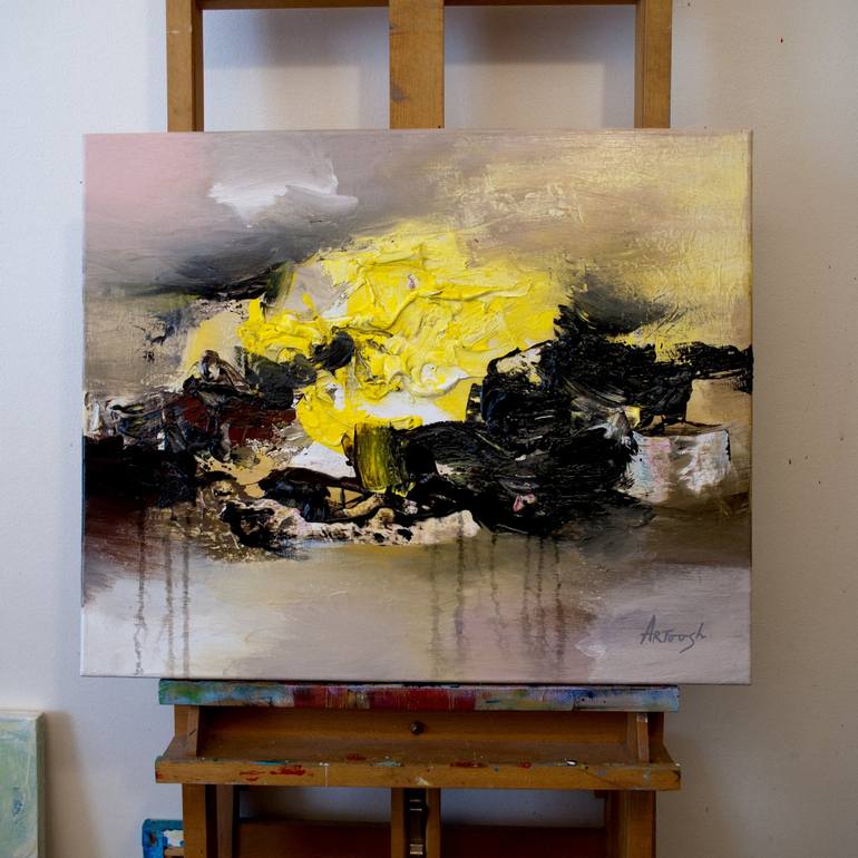 Original Contemporary Abstract Painting by Artoosh Mouradian