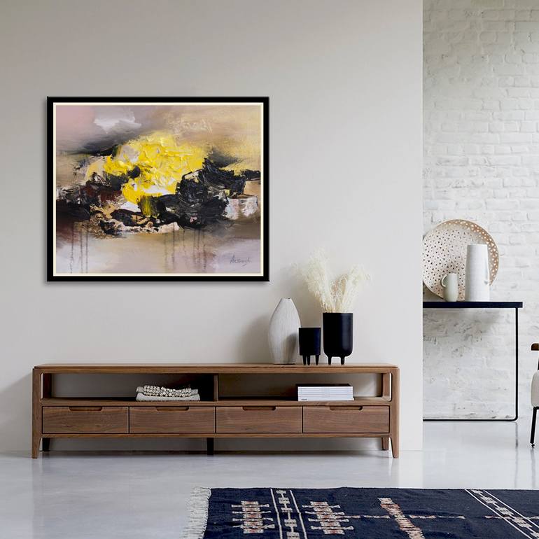 Original Abstract Painting by Artoosh Mouradian