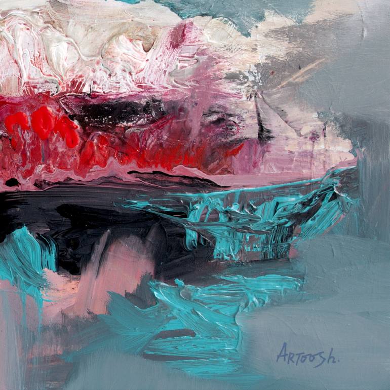 Original Contemporary Abstract Painting by Artoosh Mouradian