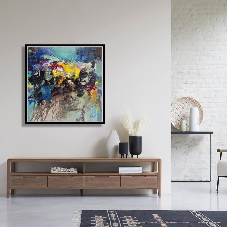 Original Contemporary Abstract Painting by Artoosh Mouradian