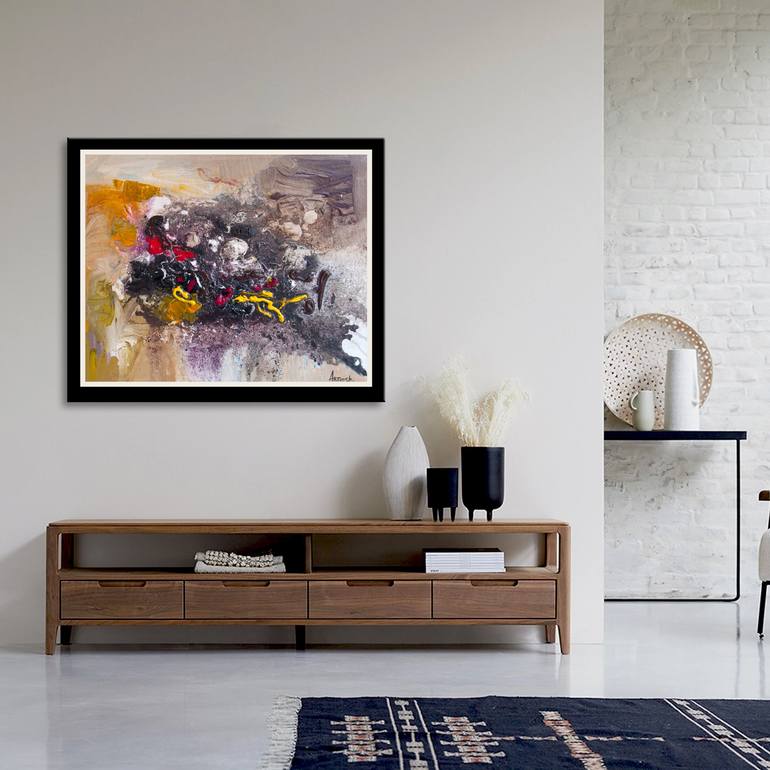 Original Abstract Painting by Artoosh Mouradian