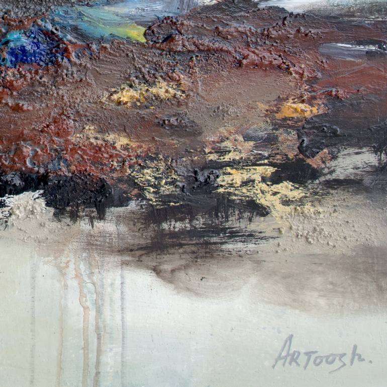 Original Contemporary Abstract Painting by Artoosh Mouradian