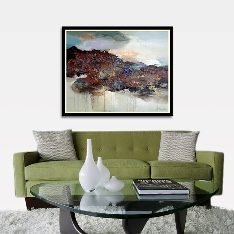 Original Contemporary Abstract Painting by Artoosh Mouradian