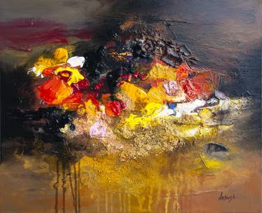 Original Abstract Expressionism Abstract Paintings by Artoosh Mouradian