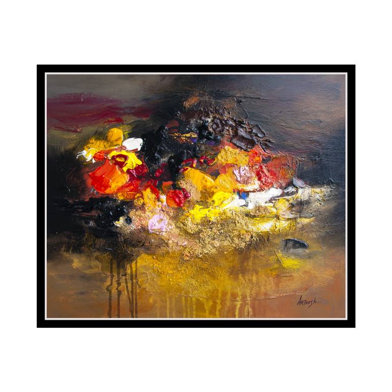 Original Contemporary Abstract Painting by Artoosh Mouradian