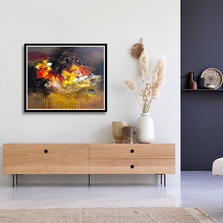 Original Contemporary Abstract Painting by Artoosh Mouradian
