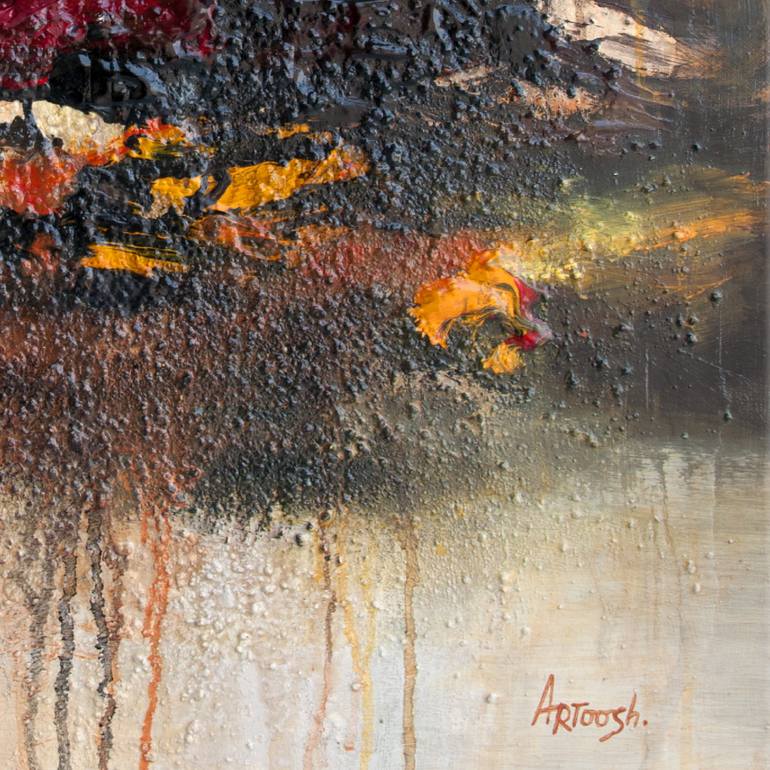 Original Contemporary Abstract Painting by Artoosh Mouradian