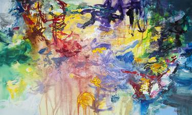 Original Abstract Expressionism Abstract Paintings by Artoosh Mouradian