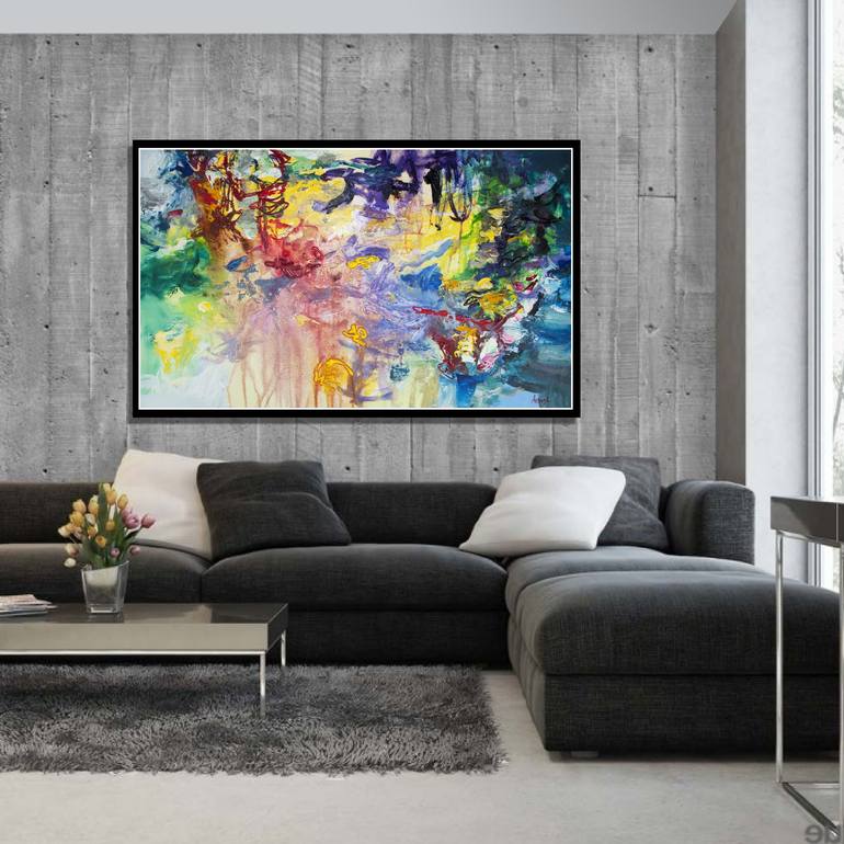 Original Contemporary Abstract Painting by Artoosh Mouradian