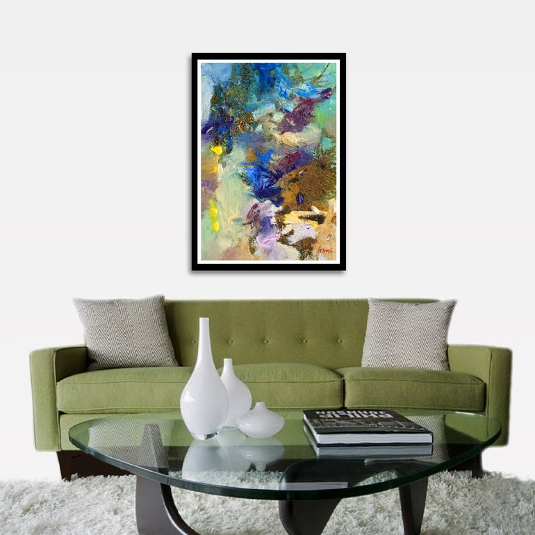 Original Contemporary Abstract Painting by Artoosh Mouradian