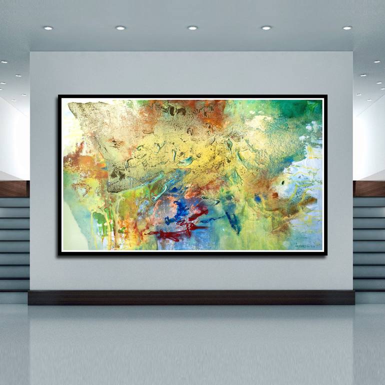 Original Contemporary Abstract Painting by Artoosh Mouradian