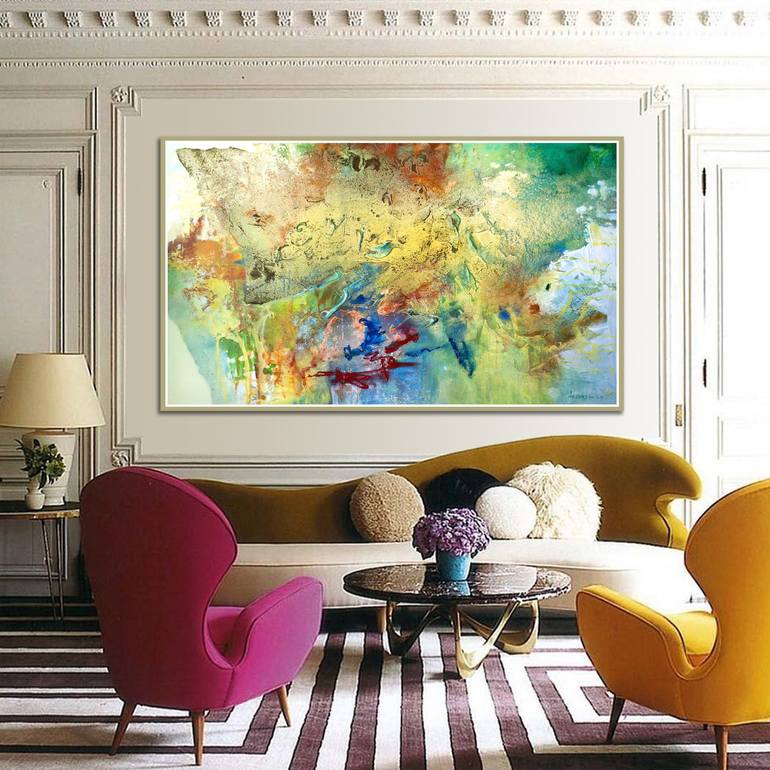 Original Contemporary Abstract Painting by Artoosh Mouradian