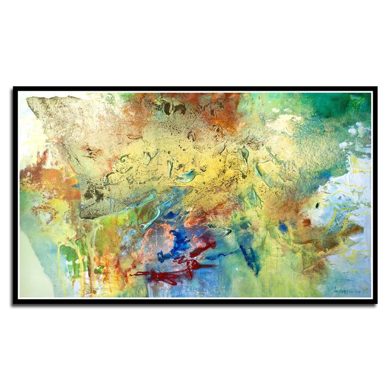 Original Contemporary Abstract Painting by Artoosh Mouradian