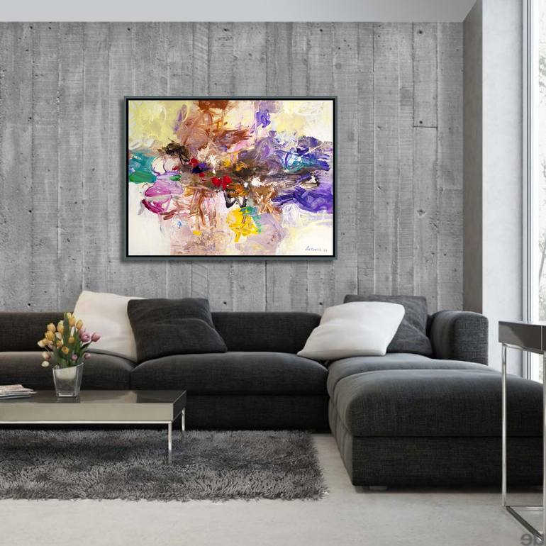 Original Contemporary Abstract Painting by Artoosh Mouradian