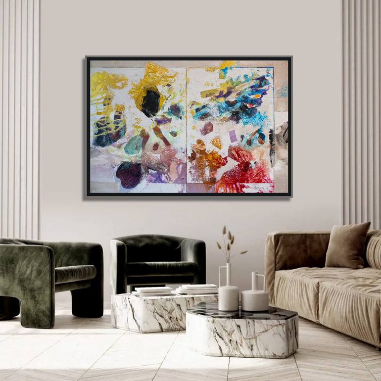 Original Contemporary Abstract Painting by Artoosh Mouradian